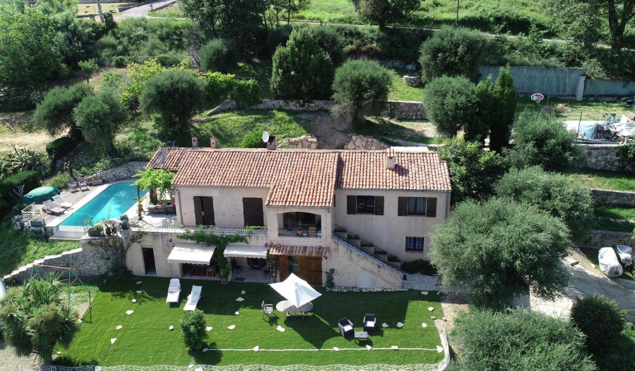 "Aux Balcons Du Riou" Avec Vue Mer 180 Degres Vence Exterior foto